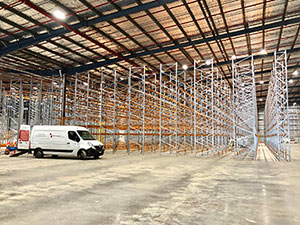 CoGri Australia carrying out a warehouse floor upgrade