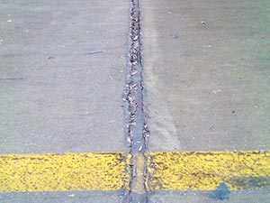 Concrete Floor Joint Arris Damage
