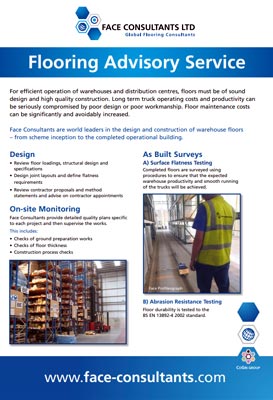 Flooring Advisory Service Leaflet