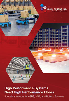 Performance Floors For Automated Warehouses Canada